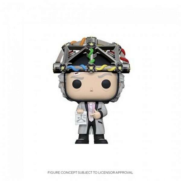 back to the future funko pop doc withe helmet