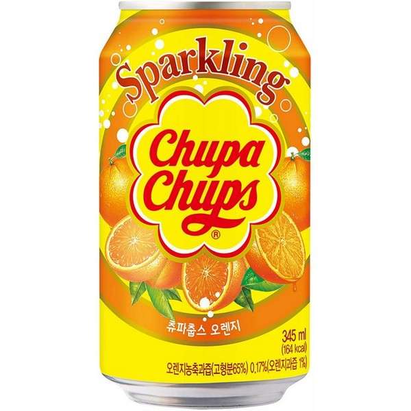 Sparkling Chupa Chups Orange Food