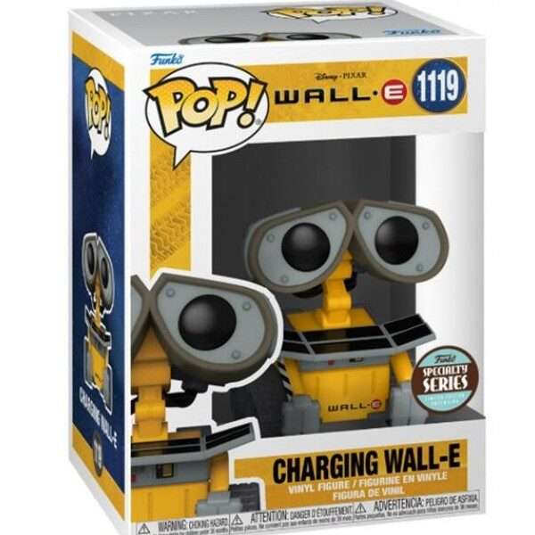 DISNEY WALL- E - POP FUNKO VINYL FIGURE 1119 CHARGING WALL-E figure fumetti arretrati comics compra acquista online mondi sommersi comix food lecce.jpg