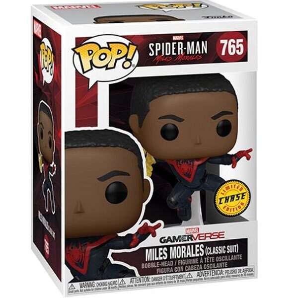 MARVEL S SPIDER MAN MILES MORALES - POP FUNKO VINYL FIGURE 765 MILES MORALES W CHASE 9CM figure fumetti arretrati comics compra acquista online mondi sommersi comix food lecce.jpg