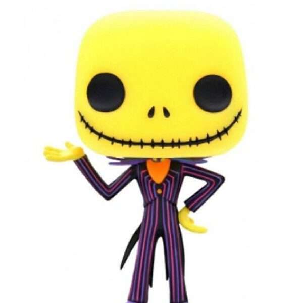 DISNEY - THE NIGHTMARE BEFORE CHRISTMAS BLACK LIGHT - POP FUNKO VINYL FIGURE 15 JACK 9CM Funko Pop mondisommersi lecce compra acquista arretrati esauriti online.jpg