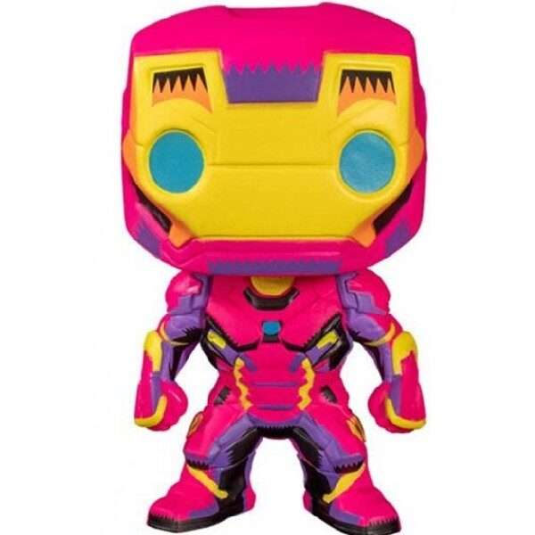 MARVEL BLACK LIGHT - POP FUNKO VINYL FIGURE 649 IRON MAN 9CM Funko Pop mondisommersi lecce compra acquista arretrati esauriti online.jpg