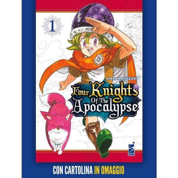 Four Knights of the Apocalypse 1 limitata cartolina omaggio Star Comics Manga fumetti mondi sommersi lecce arretrati compra online negozio esauriti
