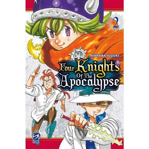 Four Knights of the Apocalypse 2 limitata cartolina omaggio Star Comics Manga fumetti mondi sommersi lecce arretrati compra online negozio esauriti