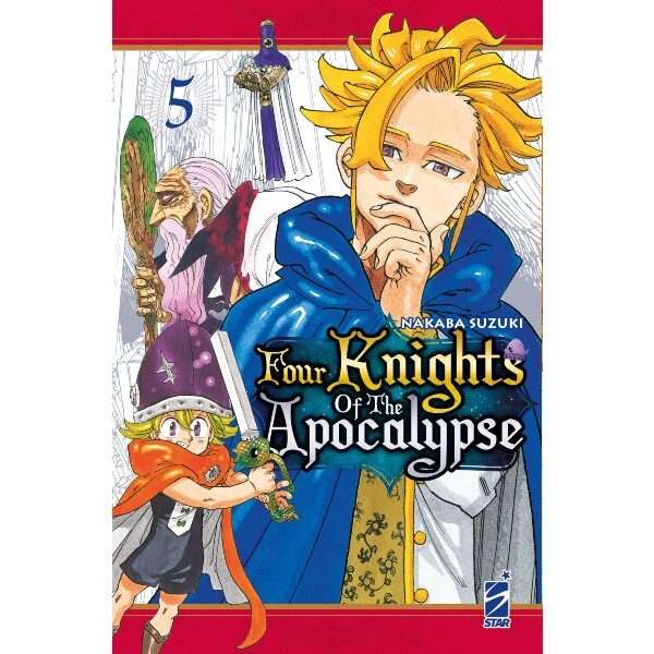 Four Knights of the Apocalypse 5 limitata cartolina omaggio Star Comics Manga fumetti mondi sommersi lecce arretrati compra online negozio esauriti