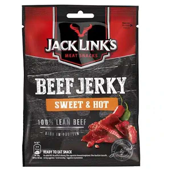 Jack Links Sweet Hot Beef Jerky mondi sommersi lecce online negozio compra