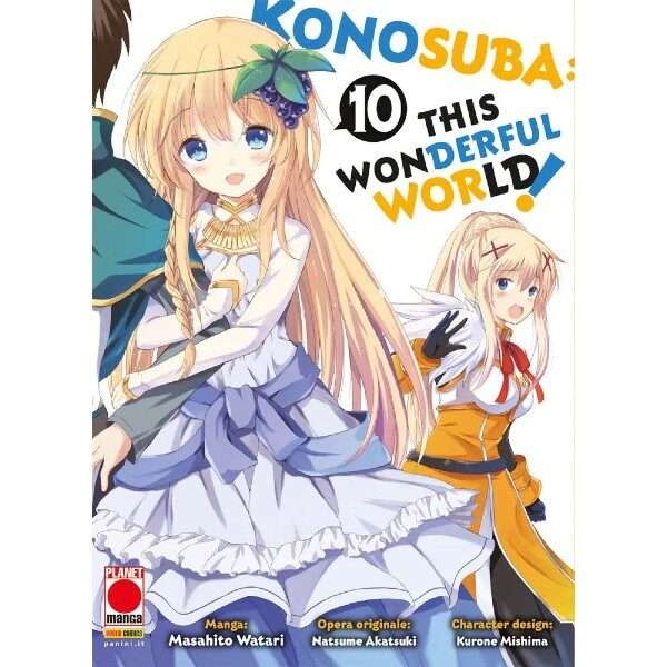 Konosuba This Wonderful World 10 albo Planet Manga fumetti mondi sommersi lecce arretrati compra online negozio esauriti