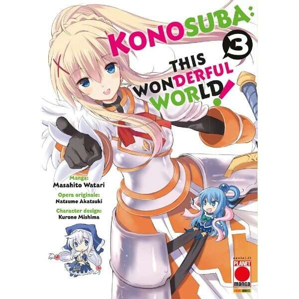 Konosuba This Wonderful World 3 Planet Manga fumetti mondi sommersi lecce arretrati compra online negozio esauriti