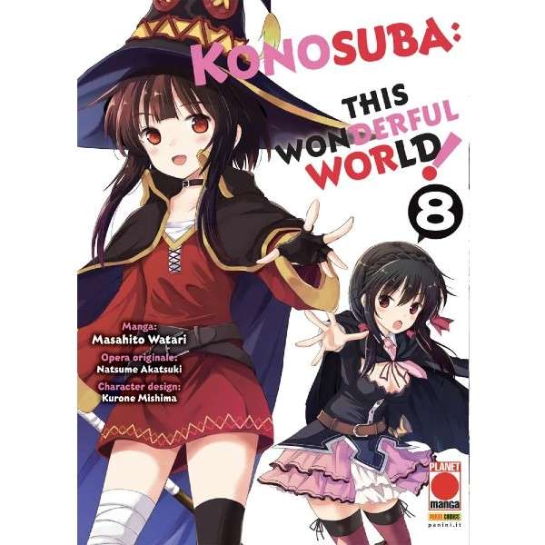 Konosuba This Wonderful World 8 albo Planet Manga fumetti mondi sommersi lecce arretrati compra online negozio esauriti