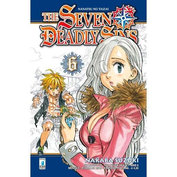 The Seven Deadly Sins 6 Star Comics Manga fumetti mondi sommersi lecce arretrati compra online negozio esauriti