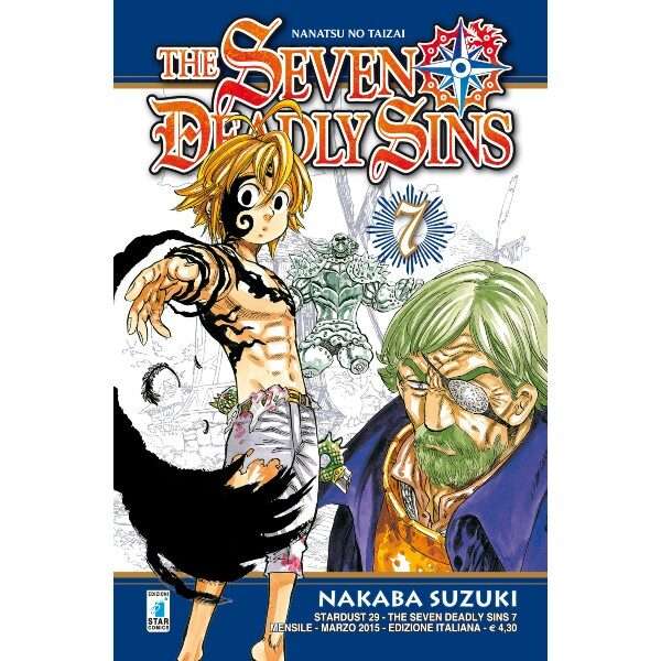 The Seven Deadly Sins 7 Star Comics Manga fumetti mondi sommersi lecce arretrati compra online negozio esauriti