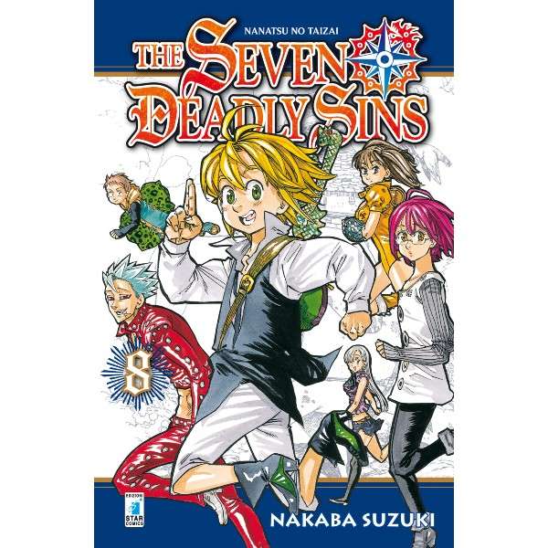 The Seven Deadly Sins 8 Star Comics Manga fumetti mondi sommersi lecce arretrati compra online negozio esauriti