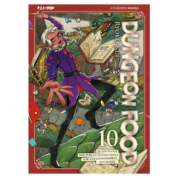 Dungeon Food 10 J Pop Manga fumetti mondi sommersi lecce arretrati compra online negozio esauriti