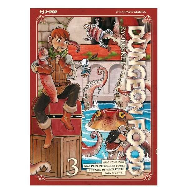Dungeon Food 3 J Pop Manga fumetti mondi sommersi lecce arretrati compra online negozio esauriti