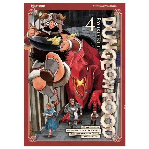 Dungeon Food 4 J Pop Manga fumetti mondi sommersi lecce arretrati compra online negozio esauriti