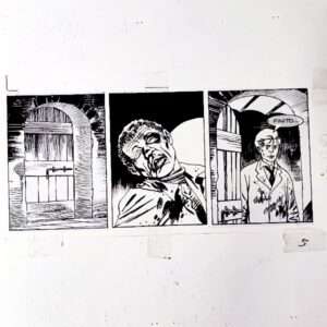 Tavola originale 1 correzione Martin Mystere 268 di Lucio Filippucci disegno fumetti mondi sommersi lecce arretrati compra online negozio esauriti