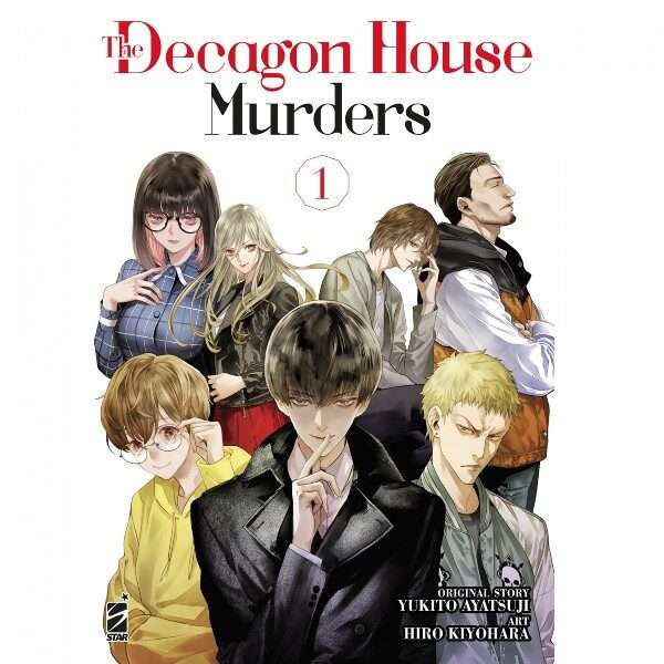 The Decagon House Murders 1 Star Comics Manga fumetti mondi sommersi lecce arretrati compra online negozio esauriti