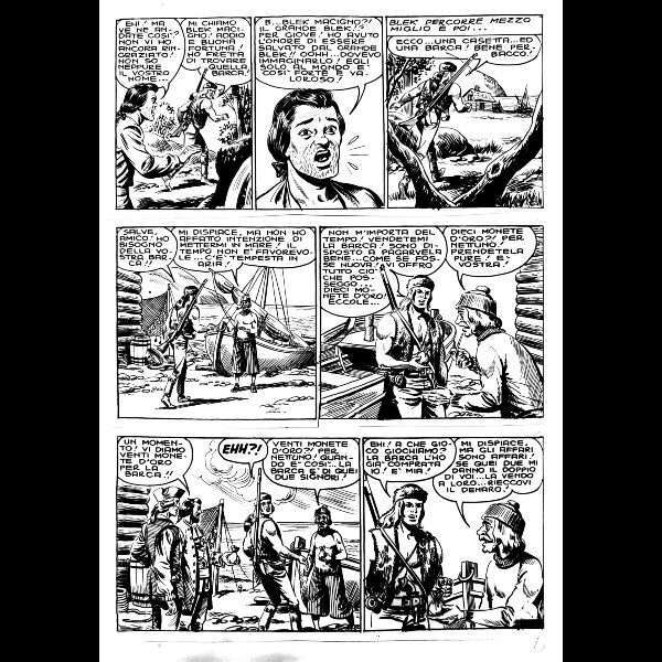 Tavola da Il Grande Blek di EsseGesse disegno fumetti mondi sommersi lecce arretrati compra online negozio esauriti