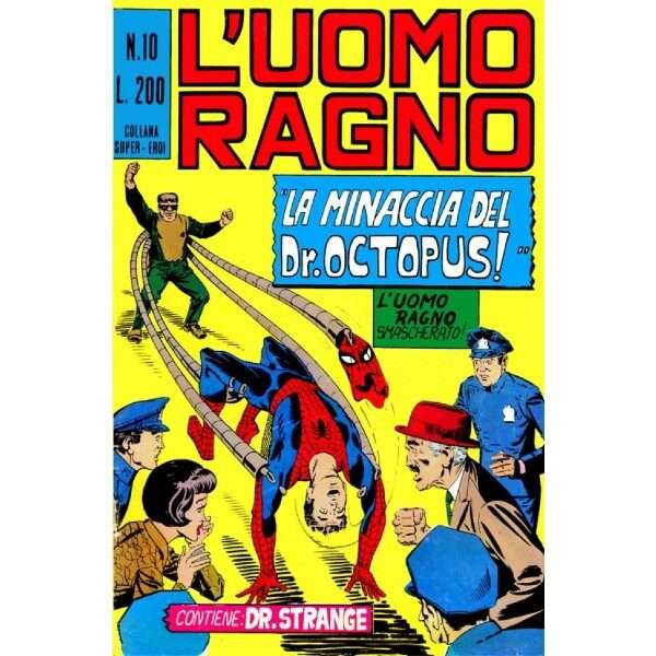 Uomo Ragno 10 Editoriale Corno Marvel Comics italiano fumetto originali supereroi Spider Man prima serie compro vendo online negozio ebay mondi sommersi lecce offerta sconti