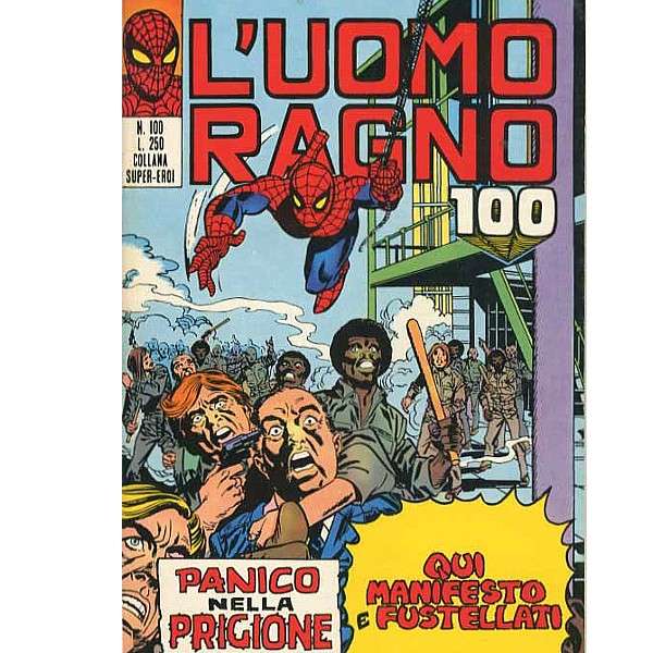 Uomo Ragno 100 Editoriale Corno Marvel Comics italiano fumetto originali supereroi Spider Man prima serie compro vendo online negozio ebay mondi sommersi lecce offerta sconti