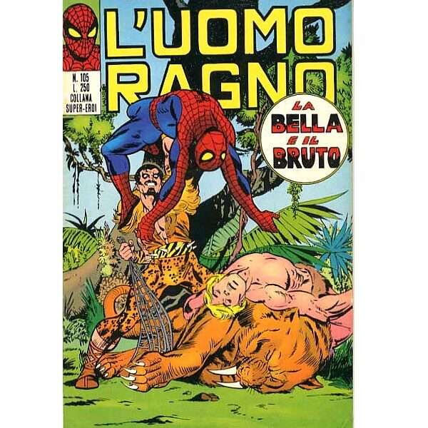Uomo Ragno 105 Editoriale Corno Marvel Comics italiano fumetto originali supereroi Spider Man prima serie compro vendo online negozio ebay mondi sommersi lecce offerta sconti