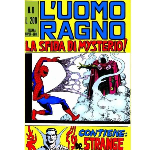 Uomo Ragno 11 Editoriale Corno Marvel Comics italiano fumetto originali supereroi Spider Man prima serie compro vendo online negozio ebay mondi sommersi lecce offerta sconti