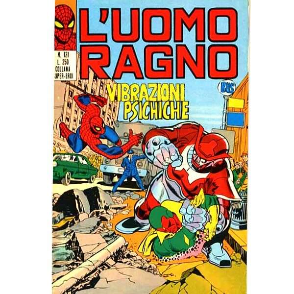 Uomo Ragno 121 Editoriale Corno Marvel Comics italiano fumetto originali supereroi Spider Man prima serie compro vendo online negozio ebay mondi sommersi lecce offerta sconti