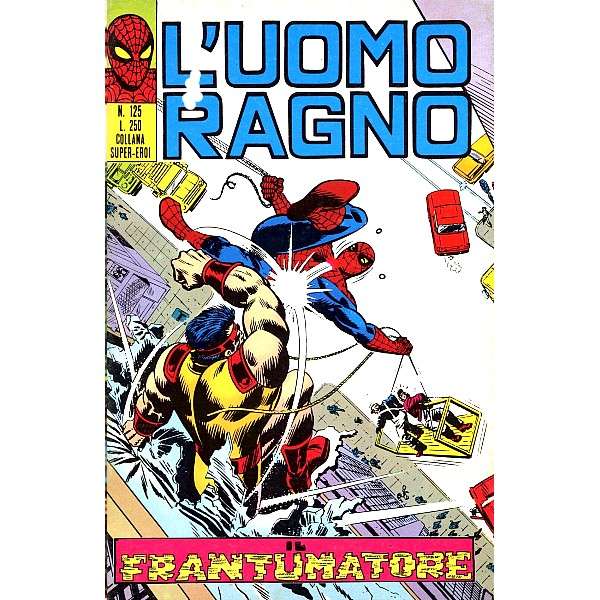 Uomo Ragno 125 Editoriale Corno Marvel Comics italiano fumetto originali supereroi Spider Man prima serie compro vendo online negozio ebay mondi sommersi lecce offerta sconti