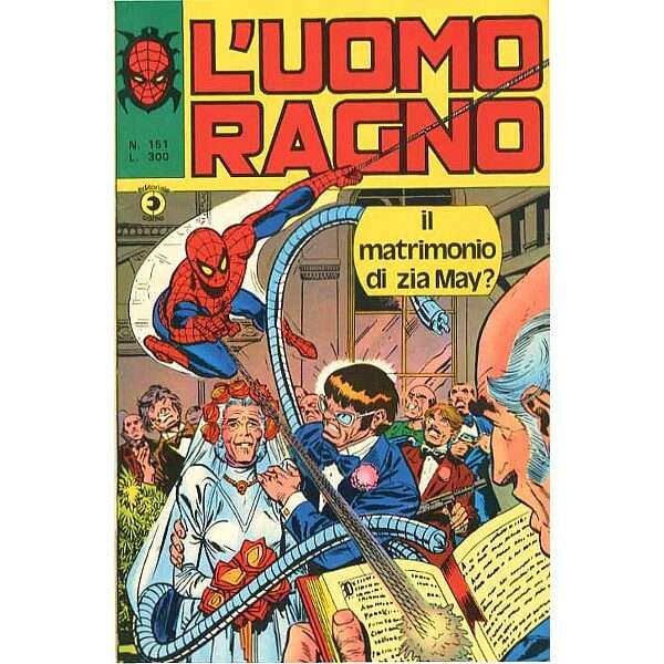 Uomo Ragno 151 Editoriale Corno Marvel Comics italiano fumetto originali supereroi Spider Man prima serie compro vendo online negozio ebay mondi sommersi lecce offerta sconti