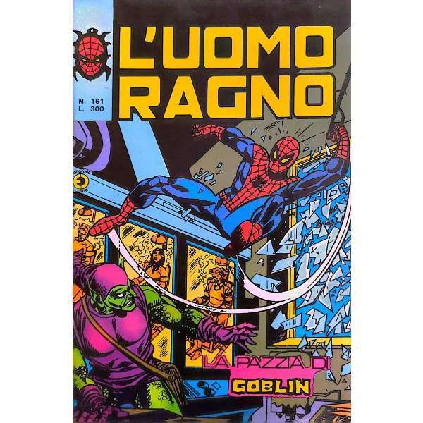 Uomo Ragno 161 Editoriale Corno Marvel Comics italiano fumetto originali supereroi Spider Man prima serie compro vendo online negozio ebay mondi sommersi lecce offerta sconti