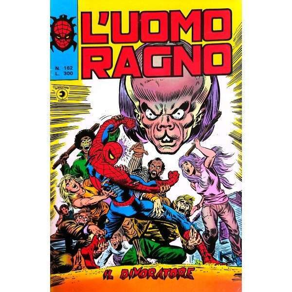 Uomo Ragno 162 Editoriale Corno Marvel Comics italiano fumetto originali supereroi Spider Man prima serie compro vendo online negozio ebay mondi sommersi lecce offerta sconti