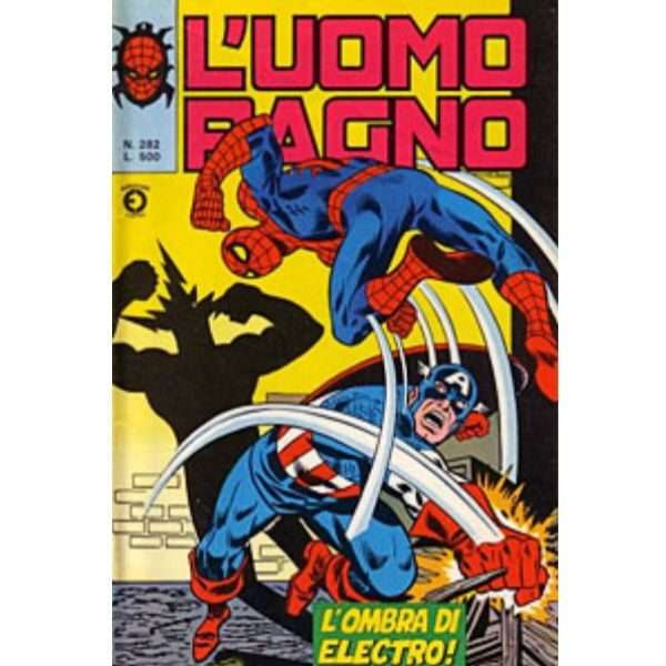 Uomo Ragno 282 Editoriale Corno Marvel Comics italiano fumetto originali supereroi Spider Man prima serie usato compro vendo online negozio ebay mondi sommersi lecce offerta sconti
