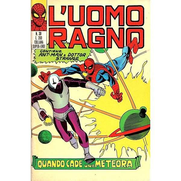 Uomo Ragno 30 Editoriale Corno Marvel Comics collana super eroi italiano fumetto originali supereroi Spider Man prima serie compro vendo online negozio ebay mondi sommersi lecce offerta sconti