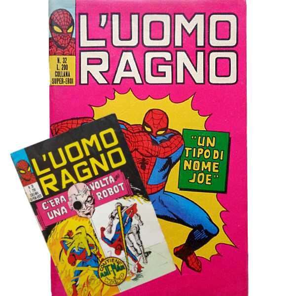 Uomo Ragno 31 32 Editoriale Corno Marvel Comics collana super eroi italiano fumetto originali supereroi Spider Man prima serie compro vendo online negozio ebay mondi sommersi lecce offerta sconti