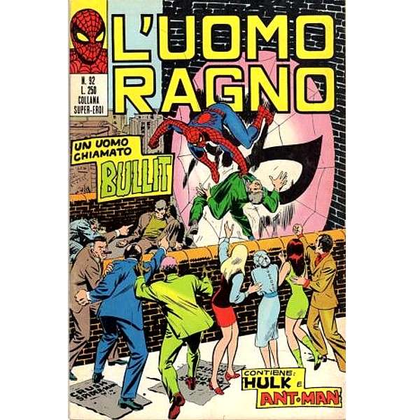 Uomo Ragno 92 Editoriale Corno Marvel Comics italiano fumetto originali supereroi Spider Man prima serie compro vendo online negozio ebay mondi sommersi lecce offerta sconti