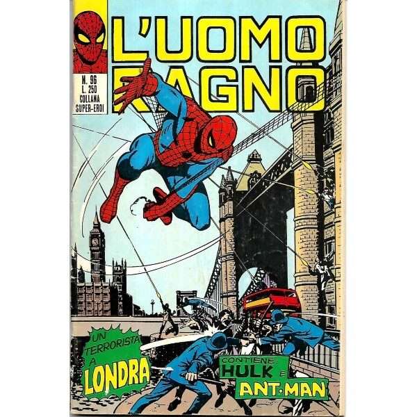 Uomo Ragno 96 Editoriale Corno Marvel Comics italiano fumetto originali supereroi Spider Man prima serie compro vendo online negozio ebay mondi sommersi lecce offerta sconti