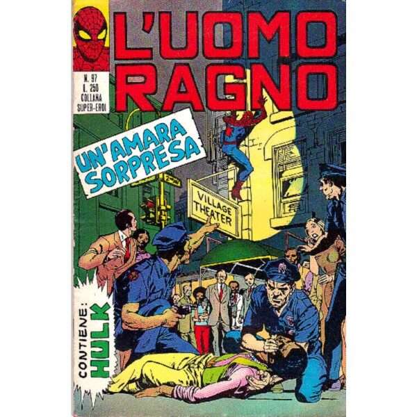 Uomo Ragno 97 Editoriale Corno Marvel Comics italiano fumetto originali supereroi Spider Man prima serie compro vendo online negozio ebay mondi sommersi lecce offerta sconti