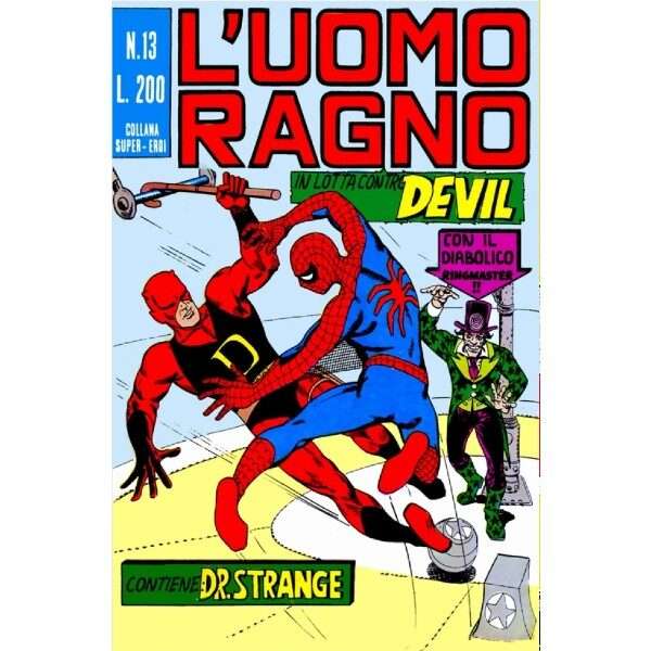 Uomo Ragno Lotto 13 Editoriale Corno Marvel Comics italiano fumetto originali supereroi Spider Man prima serie compro vendo online negozio ebay mondi sommersi lecce offerta sconti