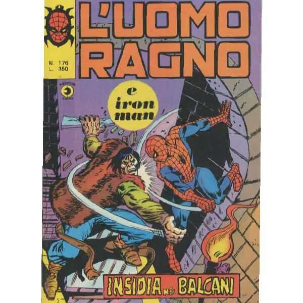 Uomo Ragno 176 Editoriale Corno Marvel Comics italiano fumetto originali supereroi Spider Man prima serie compro vendo online negozio ebay mondi sommersi lecce offerta sconti