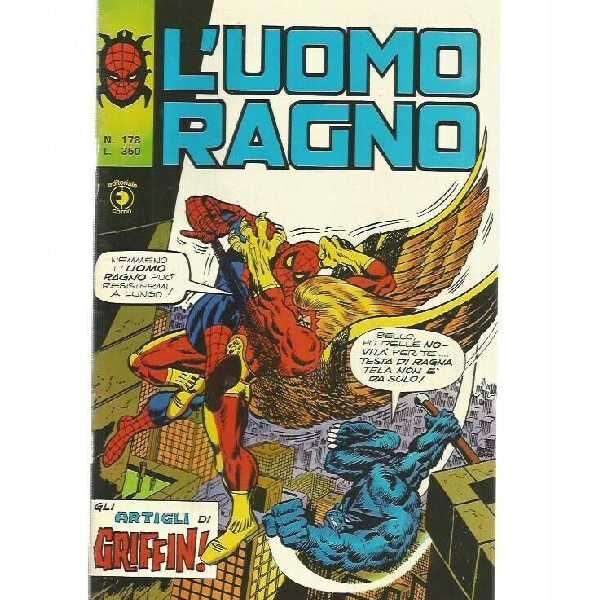 Uomo Ragno 178 Editoriale Corno Marvel Comics italiano fumetto originali supereroi Spider Man prima serie compro vendo online negozio ebay mondi sommersi lecce offerta sconti