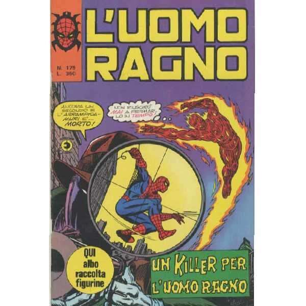 Uomo Ragno 179 Editoriale Corno Marvel Comics italiano fumetto originali supereroi Spider Man prima serie compro vendo online negozio ebay mondi sommersi lecce offerta sconti