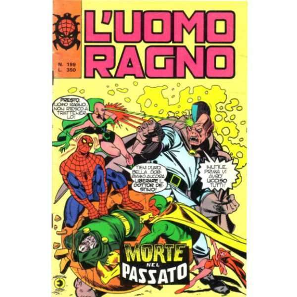 Uomo Ragno 199 Editoriale Corno Marvel Comics italiano fumetto originali supereroi Spider Man prima serie compro vendo online negozio ebay mondi sommersi lecce offerta sconti