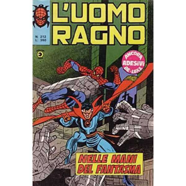 Uomo Ragno 212 Editoriale Editore Corno Marvel Comics italiano fumetto originali supereroi Spider Man prima serie compro vendo online negozio ebay mondi sommersi lecce offerta sconti