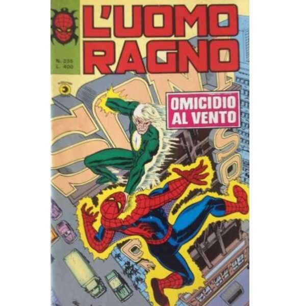 Uomo Ragno 235 Editoriale Corno Marvel Comics italiano fumetto originali supereroi Spider Man prima serie compro vendo online negozio ebay mondi sommersi lecce offerta sconti