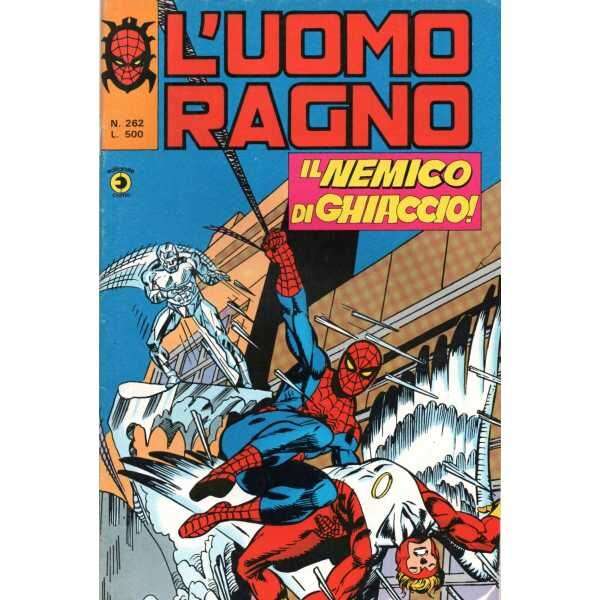 Uomo Ragno 262 Editoriale Corno Marvel Comics italiano fumetto originali supereroi Spider Man prima serie compro vendo online negozio ebay mondi sommersi lecce offerta sconti