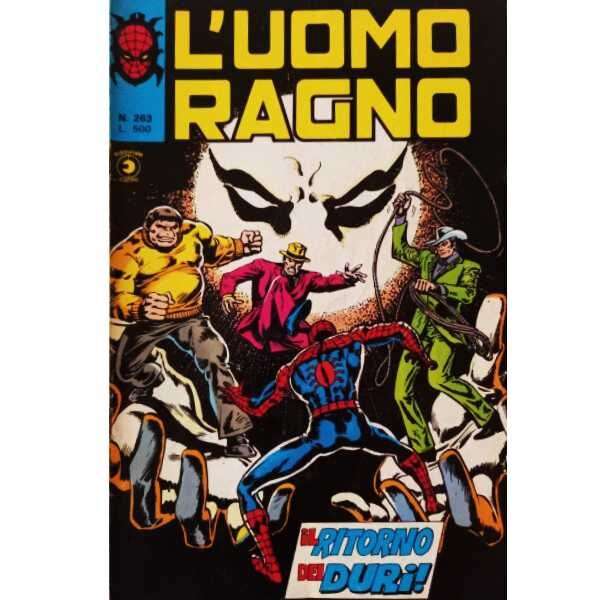 Uomo Ragno 263 Editoriale Corno Marvel Comics italiano fumetto originali supereroi Spider Man prima serie compro vendo online negozio ebay mondi sommersi lecce offerta sconti