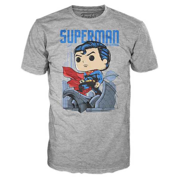 Maglietta Funko Pop Superman for tomorrow and tee dc comics jim lee superman exclusive t shirt magliette