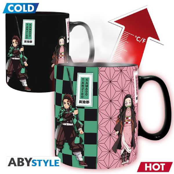 Tazza DEMON SLAYER Mug Heat Change 460 ml Slayers x2