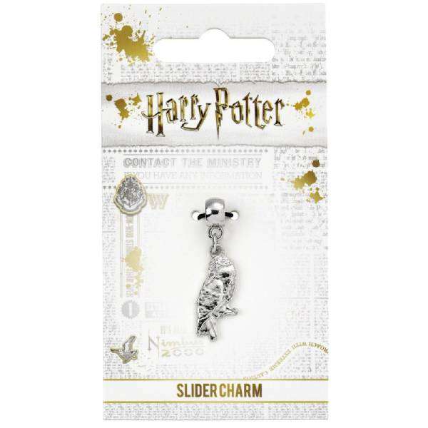 HARRY POTTER CHARM HEDWIGE PLACCATO ARGENTO