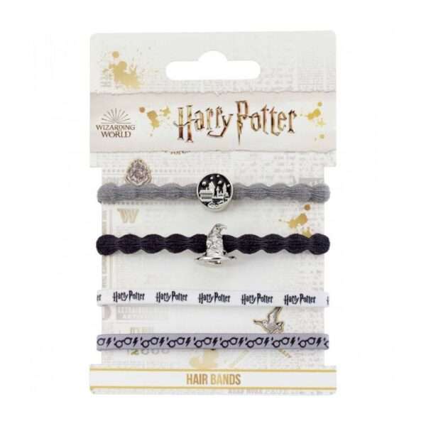 HARRY POTTER ELASTICI FERMACAPELLI HOGWARTS E CAPPELLO PARLANTE